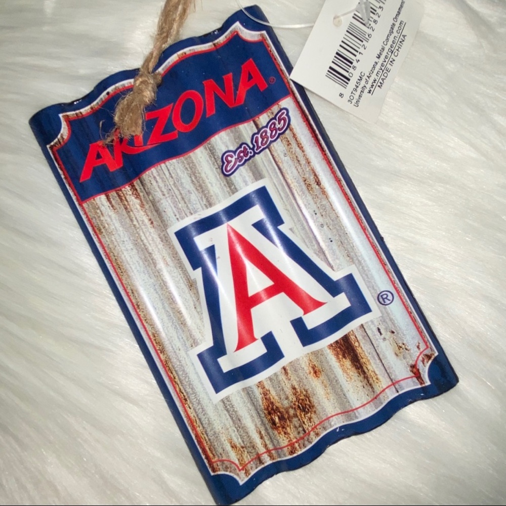 University of Arizona Metal Christmas Ornament